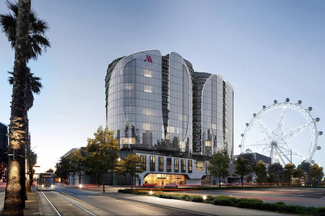 Melbourne Marriott Hotel Docklands Bagian luar foto The proposed hotel